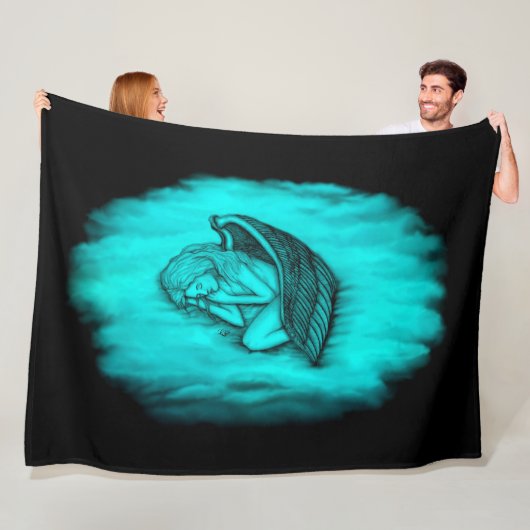 眠る天使 フリースブランケット (インサイチュ)