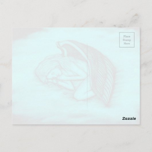 眠る天使 ポストカード (裏面)