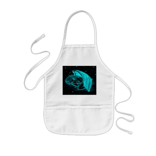 眠る天使 子供用エプロン (正面)