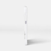 眠る天使、白黒デザイン iPhoneケース (左側面)