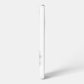 眠る天使、白黒デザイン SAMSUNG GALAXYケース (左側面)