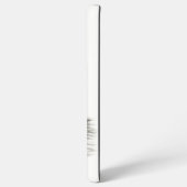 眠る天使、白黒デザイン SAMSUNG GALAXYケース (左側面)
