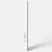 眠る天使、白黒デザイン SAMSUNG GALAXYケース (裏面横)