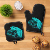 眠る天使 鍋つかみ&鍋敷きセット (トップダウン)