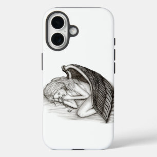 眠る天使 iPhone 16ケース