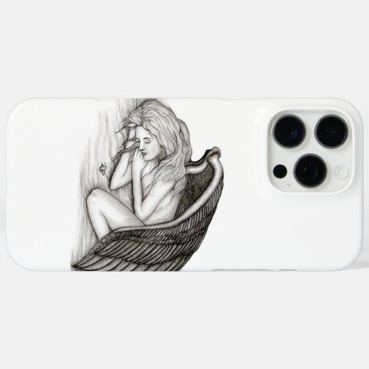 眠る天使 Case-Mate iPhoneケース (裏面 (横))