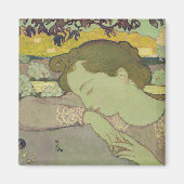 眠る女， 1892 マグネット (正面)