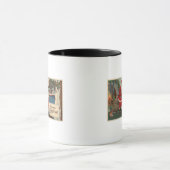 眠る子どもたちのサンタ観察 マグカップ (中央)