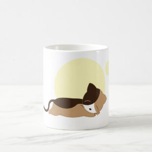 眠る子猫 コーヒーマグカップ