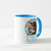 眠る子猫 マグカップ (正面右)