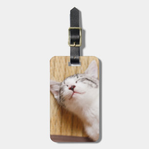眠る子猫 ラゲッジタグ