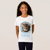 眠る子猫 Tシャツ (正面フル)