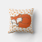 眠る小さな狐 クッション (裏面)