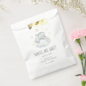 眠る小さな象の少年のベビーは甘い フェイバーバッグ (封をした状態)