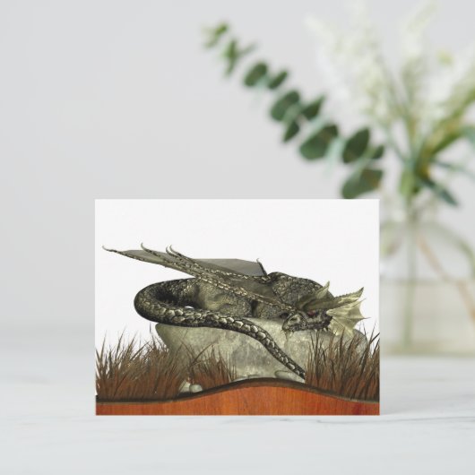 眠る岩の竜 ポストカード (スタンド正面)