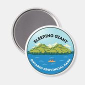 眠る巨大オンタリオ州立公園磁石 マグネット (正面/裏面)