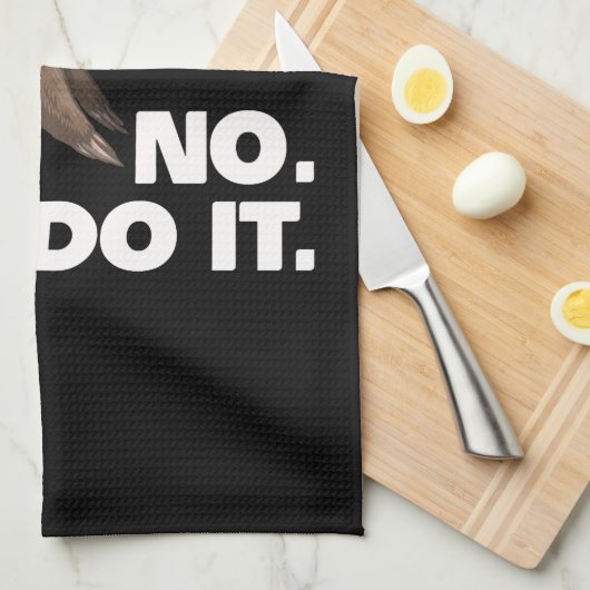 眠る怠け者の怠け者の好き者ユーモアのある キッチンタオル (四つ折り)