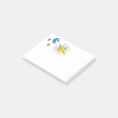 眠る月と笑顔の太陽 ポストイット (アングル)
