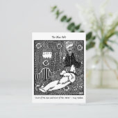 眠る熊とアラビア王ヴィンテージスケッチ ポストカード (スタンド正面)