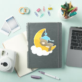 眠る熊、小さな熊、月の熊 シール (iPadカバー)