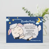 眠る羊のスリンバーティー招待状 招待状 (スタンド正面)