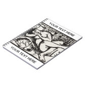 眠る羊飼いデスフランツマルクパーソナライズされたノート ノートブック (左側)