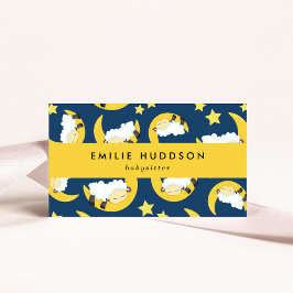 眠る羊、ベビーシッター、気に日、子気に供 名刺