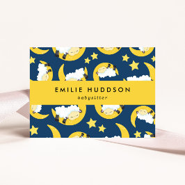 眠る羊、ベビーシッター、気に日、子気に供 名刺