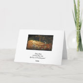 眠る美しいとハープ カード (裏面)