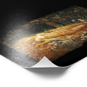 眠る美しいとハープ フォトプリント            (角)