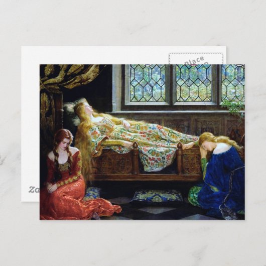 眠る美しいと乙女 ポストカード (正面/裏面)