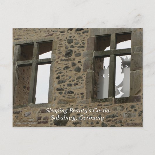 眠る美しいの城 – Saburgドイツ ポストカード (正面)