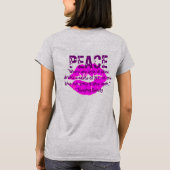 眠る美しいの平和 – Tシャツ (裏面)