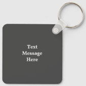 眠る美しい犬の白黒の写真|過去記事 キーホルダー (裏面)