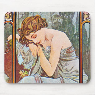 眠る美女 マウスパッド