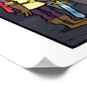 眠る良い性格プリント ポスター (角)