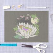 眠る花妖精の月光の星 薄葉紙 (クラフト)