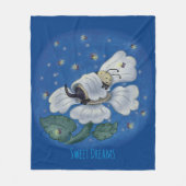 眠る蜂 フリースブランケット (正面)