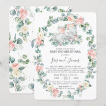 眠る象のフローラベビーシャワーbyメールガール