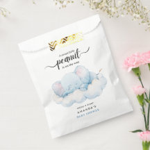 眠る象の赤ちゃんシャワー、男の子のシャワー