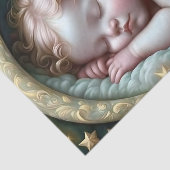 眠る赤ちゃん天使の星のデコパージュ 薄葉紙 (詳細)