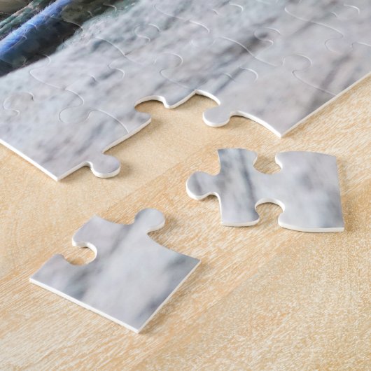 眠る長毛ジンジャー猫 ジグソーパズル (側面)