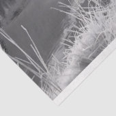 眠る高地の牛の黒と白のデコパージュ 薄葉紙 (詳細)