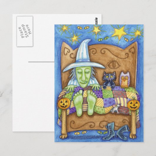 眠る魔女 ポストカード (正面/裏面)