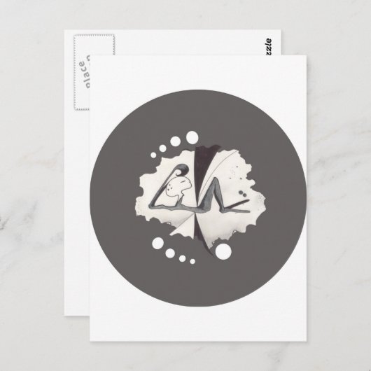 眠る ポストカード (正面/裏面)