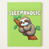 眠る – 睡眠愛好家 – 眠る怠け者 プランナー手帳 (裏面)