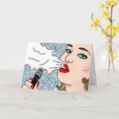 眠る、遊吐く、食べお誕生日ケーキ カード (黄色い花)