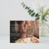 眠る – 2つの守護天使と子供 ポストカード (スタンド正面)