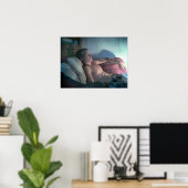 眠れない ポスター (ホームオフィス)