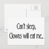 眠れない ポストカード (正面/裏面)